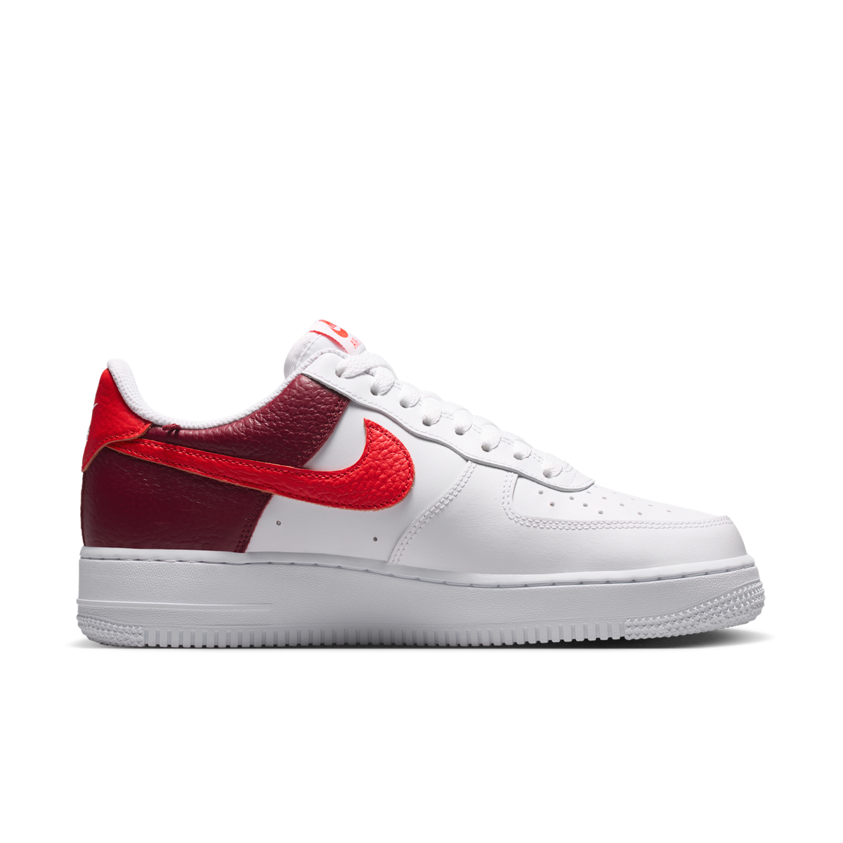 Nike Air Force 1 Low '07 White Light Crimson Gold Charm Bracelet (Women's)
