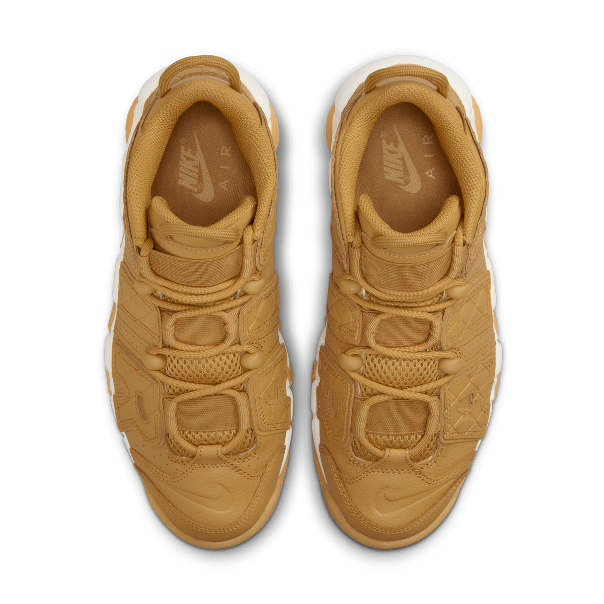 Nike Air More Uptempo Quilted Wheat Gum Light Brown (Women's)