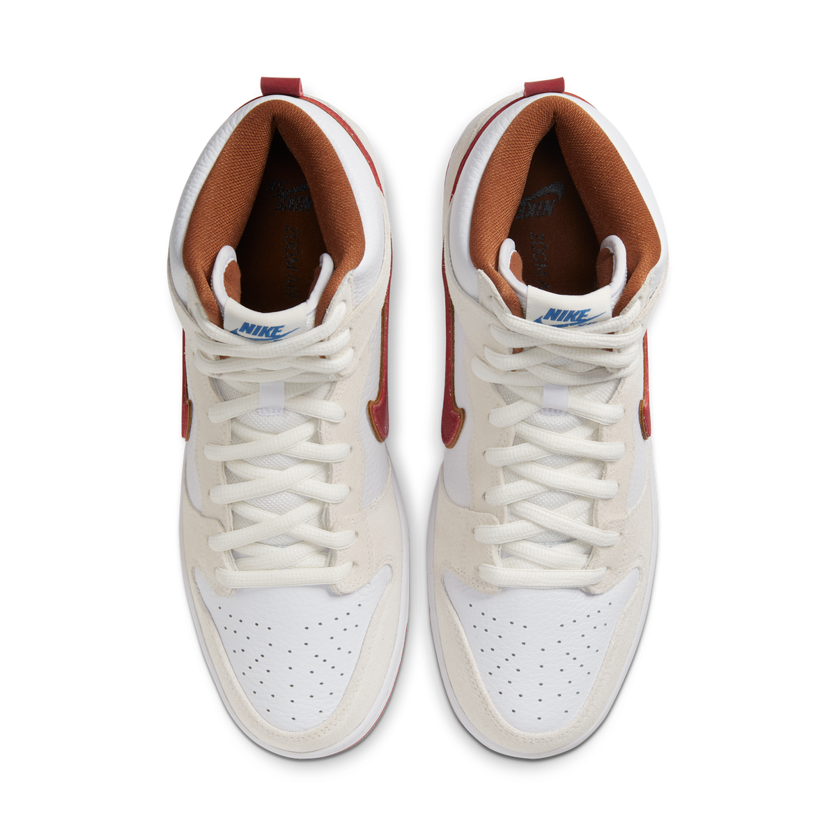 Nike SB Dunk High Sail Bright Crimson