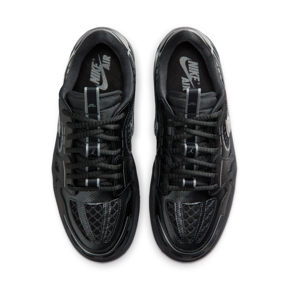 Jordan 1 Low Method of Make V3 Black Metallic Silver (Women's)