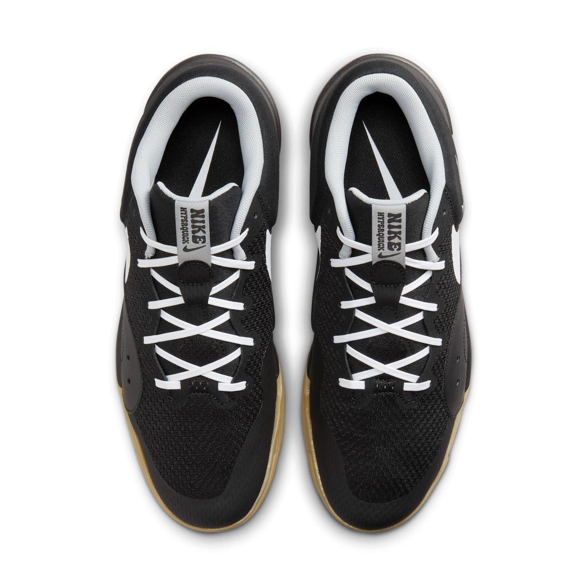 Nike Hyperquick Black White Flat Silver