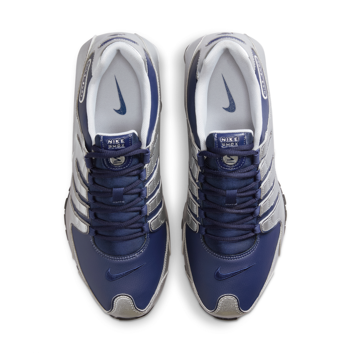 Nike Shox NZ Midnight Navy Metallic Silver | 378341-402