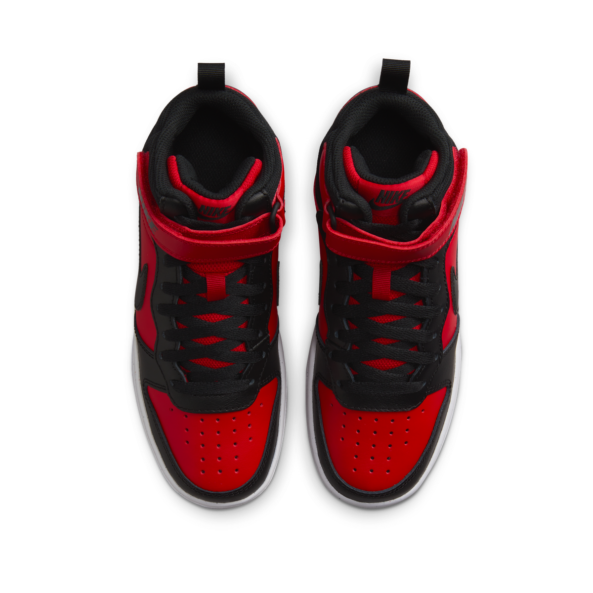Nike Court Borough Mid 2 University Red White Black (GS)