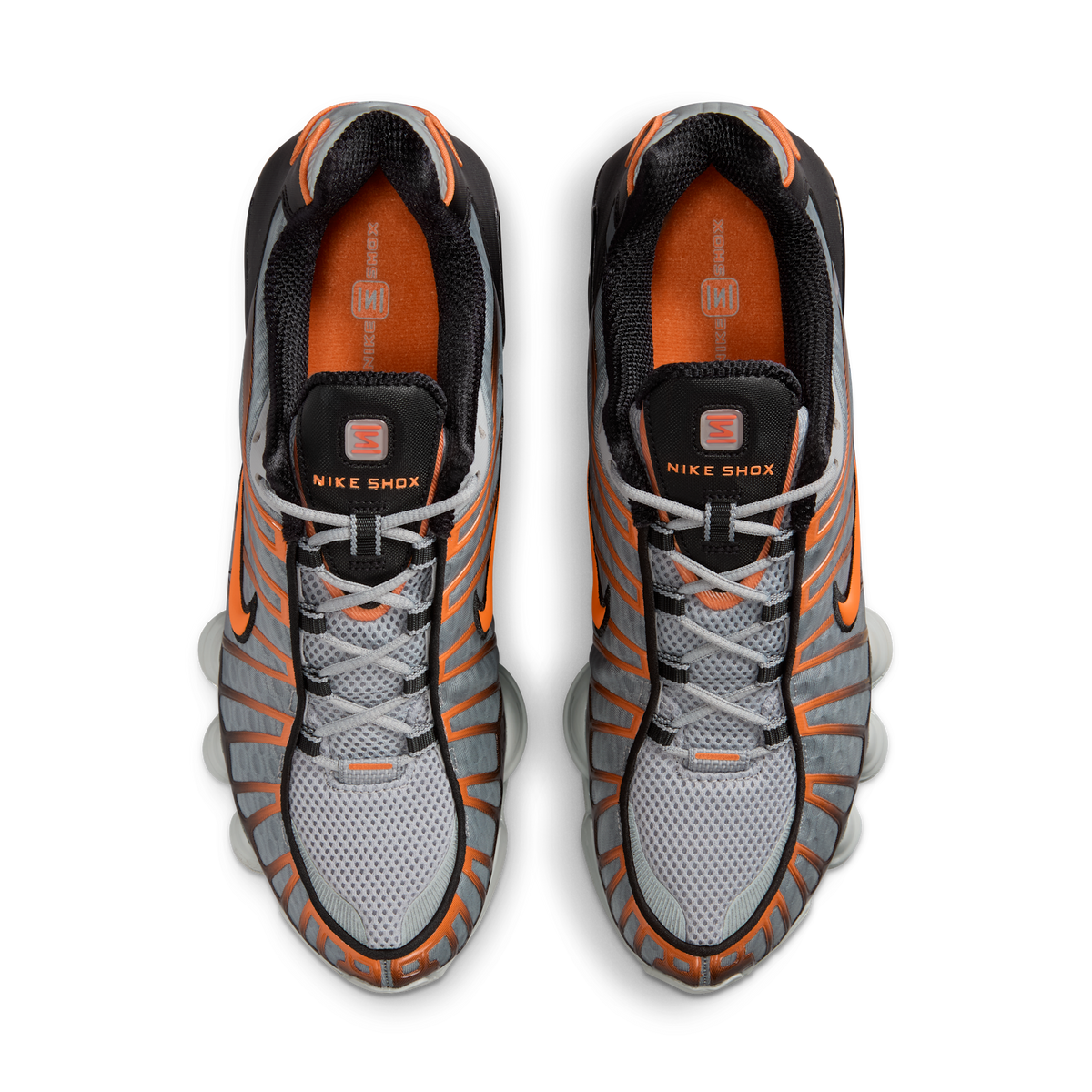 Nike Shox TL Light Smoke Grey Black Bright Mandarin | AV3595-011