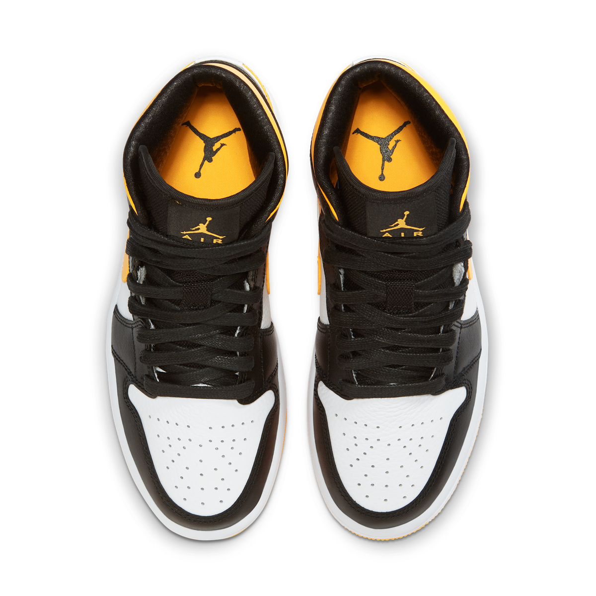 Jordan 1 Mid Laser Orange Black (Women's)
