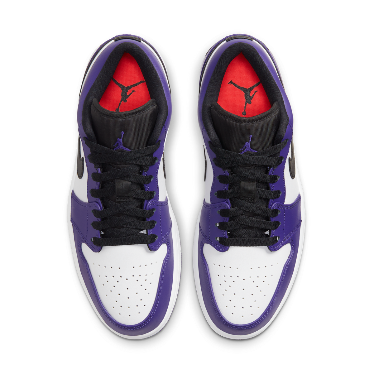 Jordan 1 Low Court Purple White
