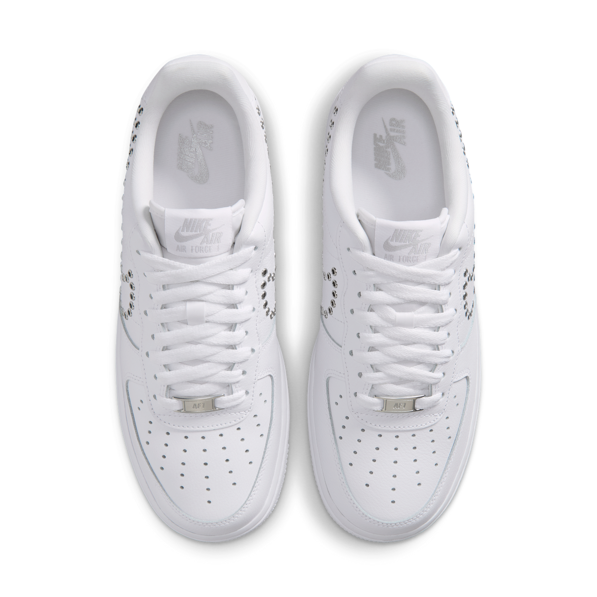 Nike Air Force 1 Low '07 LV8 Triple White Metallic Silver (Women's)