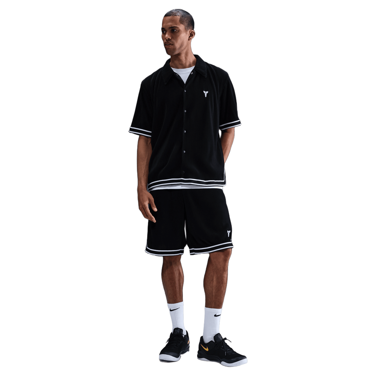 Nike What The Kobe Pleated S/S Top Black