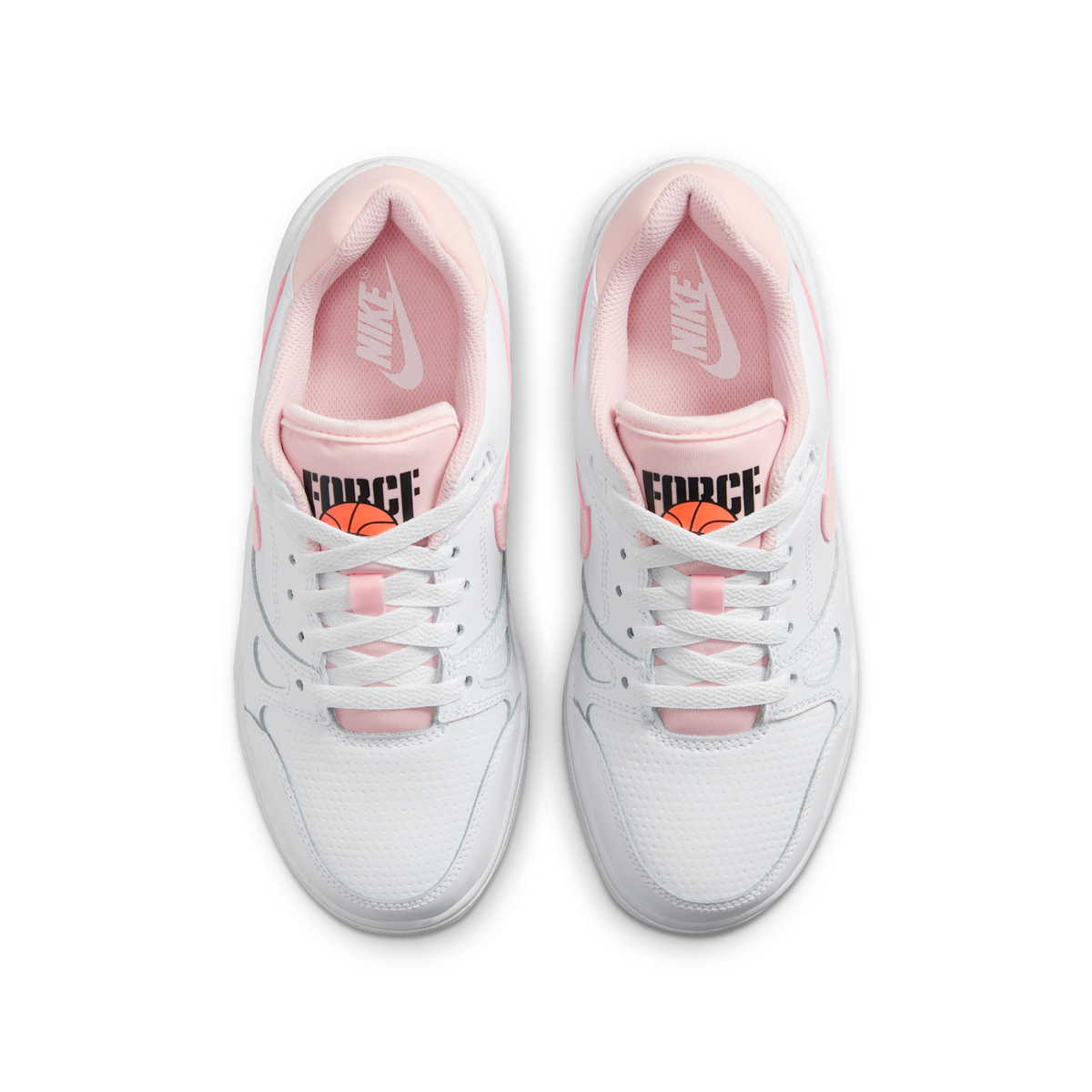 Nike Full Force Low White Bright Mango Black Echo Pink (GS)