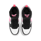 Nike Court Borough Mid 2 Black White Sunset Pulse (GS) | CD7782-005