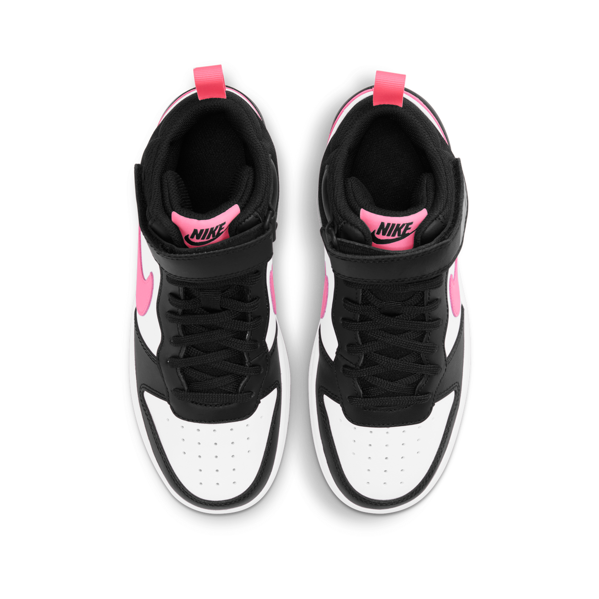 Nike Court Borough Mid 2 Black White Sunset Pulse (GS) | CD7782-005