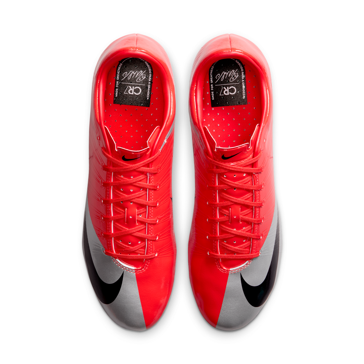 Nike Zoom Mercurial Vapor Superfly 1 RGN FG SE CR7 Max Orange Metallic Silver