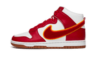 Dunk High Chenille Swoosh White Gym Red