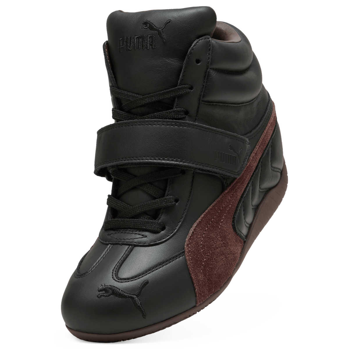 Puma Speedcat Wedge Black Chocolate Brown (Women's)