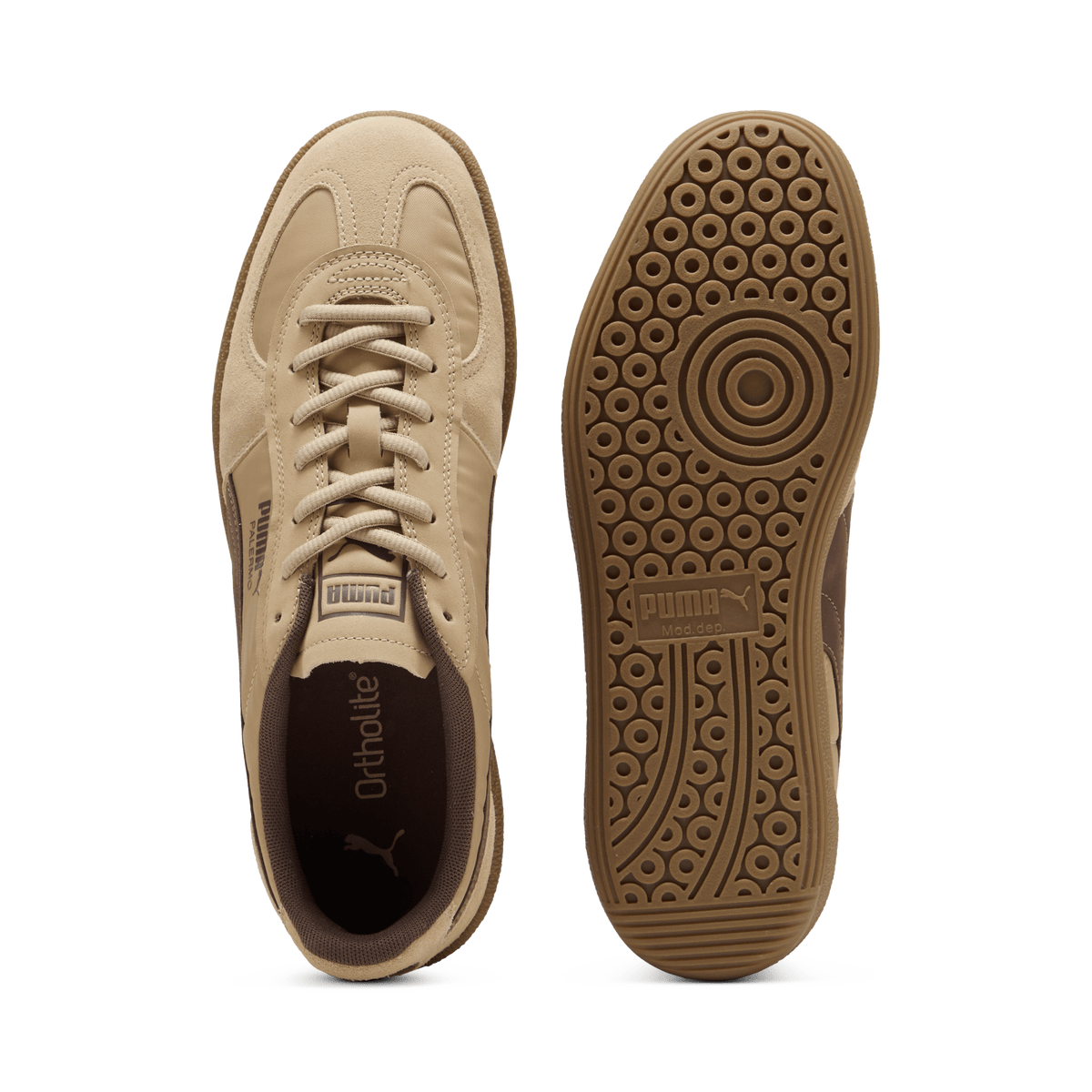 Puma Palermo Pop Toasted Almond Flat Bronze | 403257-04
