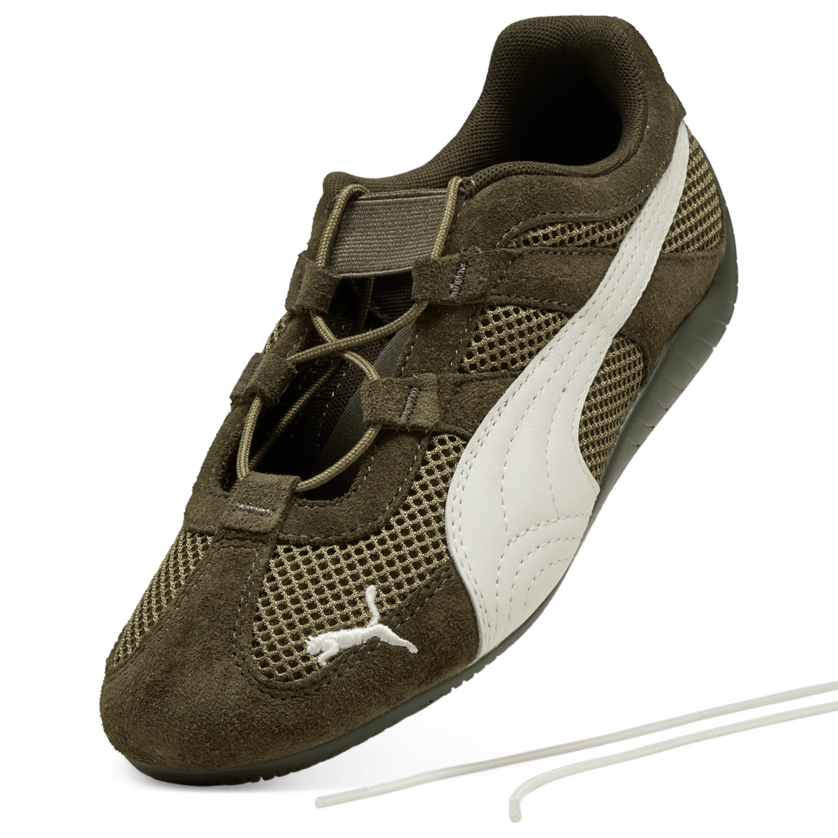 Puma Speedcat Go Dark Olive Warm White (Women's) | 403589-07