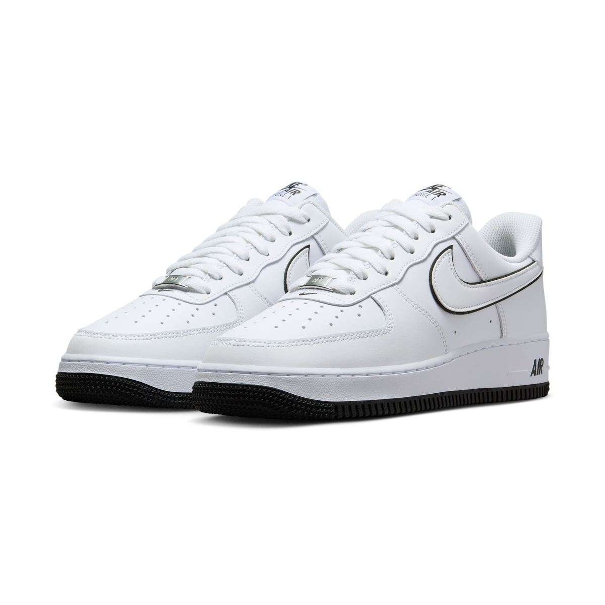Nike Air Force 1 '07 Low White Black Outline Swoosh