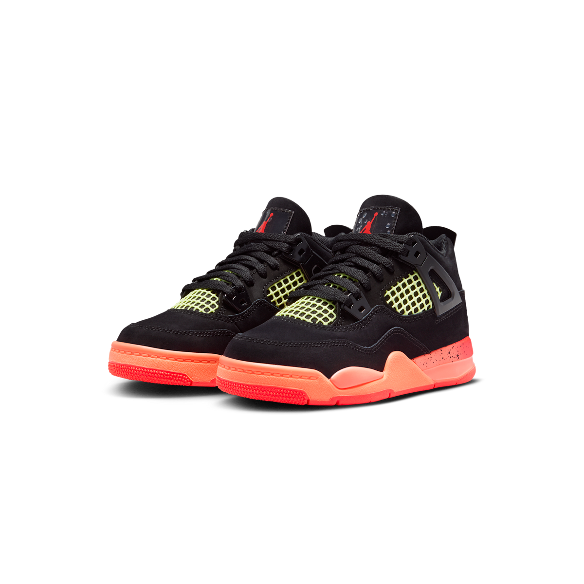 Jordan 4 Retro Black Infrared Barely Volt (PS)
