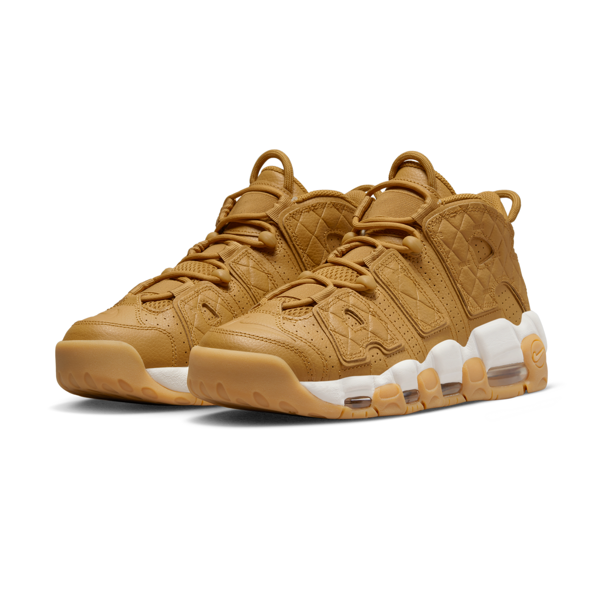 Nike Air More Uptempo Quilted Wheat Gum Light Brown (Women's)