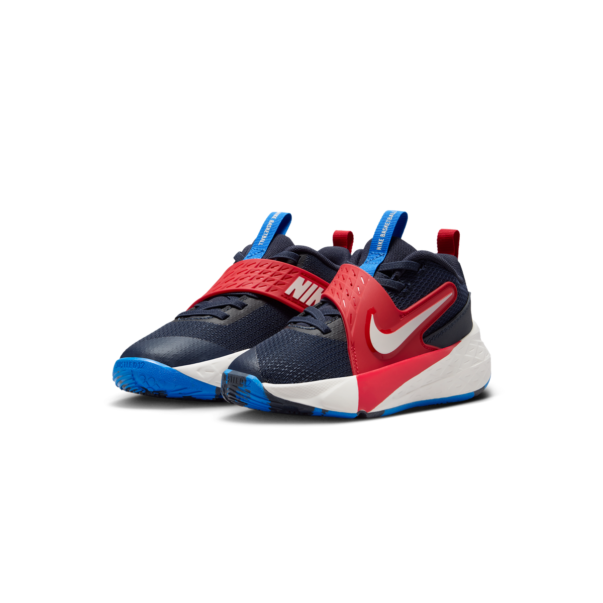 Nike Team Hustle D 12 Team Navy University Red Sail (PS)