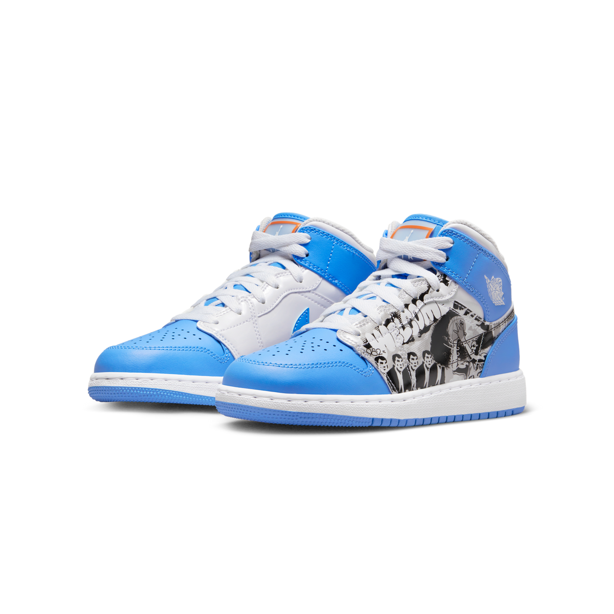 Jordan 1 Mid Sneaker School Game Winner (GS)