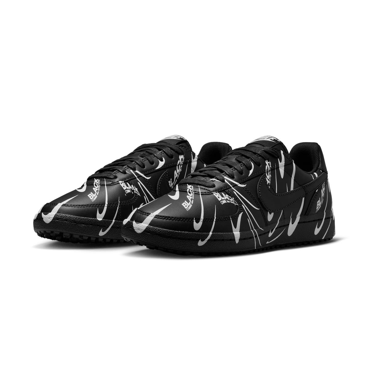Nike Field General '82 BLACK Comme des Garçons Black White All-Over Print (Women's) | IM7417-001