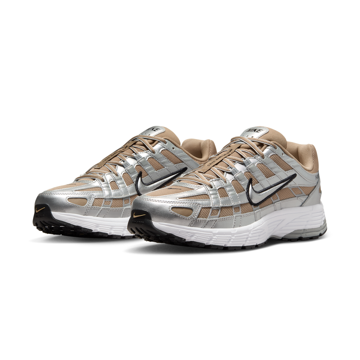 Nike P-6000 Khaki Metallic Silver
