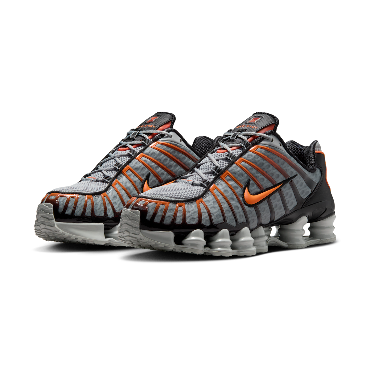 Nike Shox TL Light Smoke Grey Black Bright Mandarin | AV3595-011