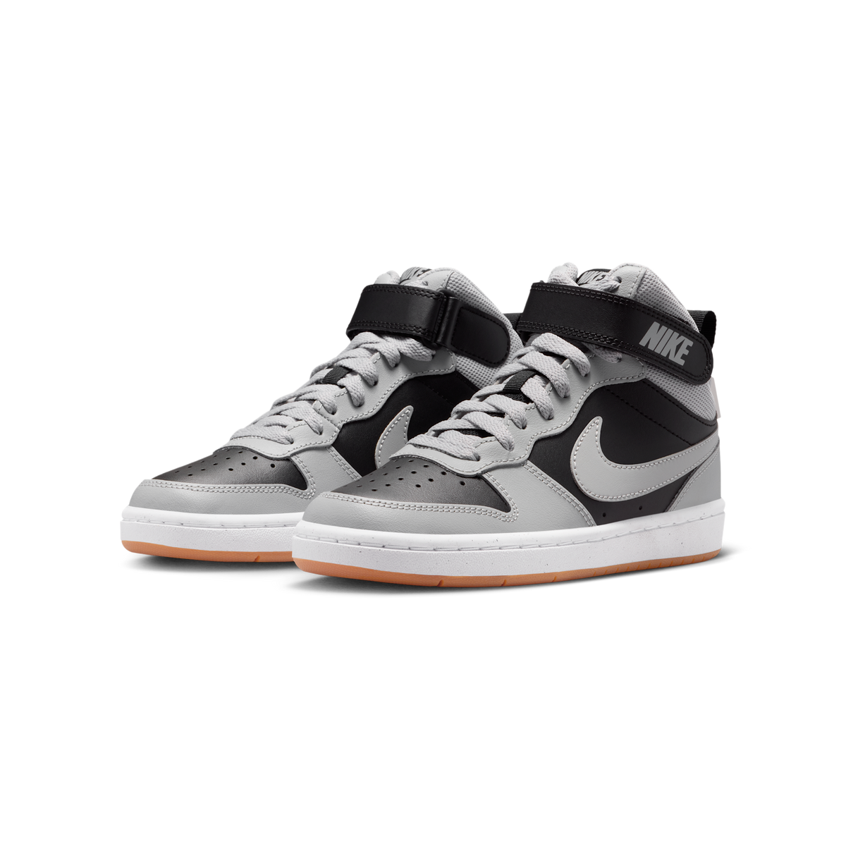 Nike Court Borough Mid 2 Black Light Smoke Grey Gum (GS)
