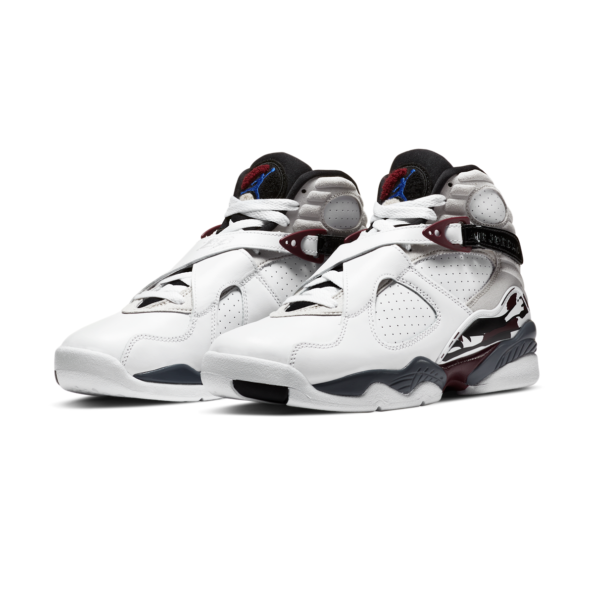 Jordan 8 Retro White Burgundy (Women's)