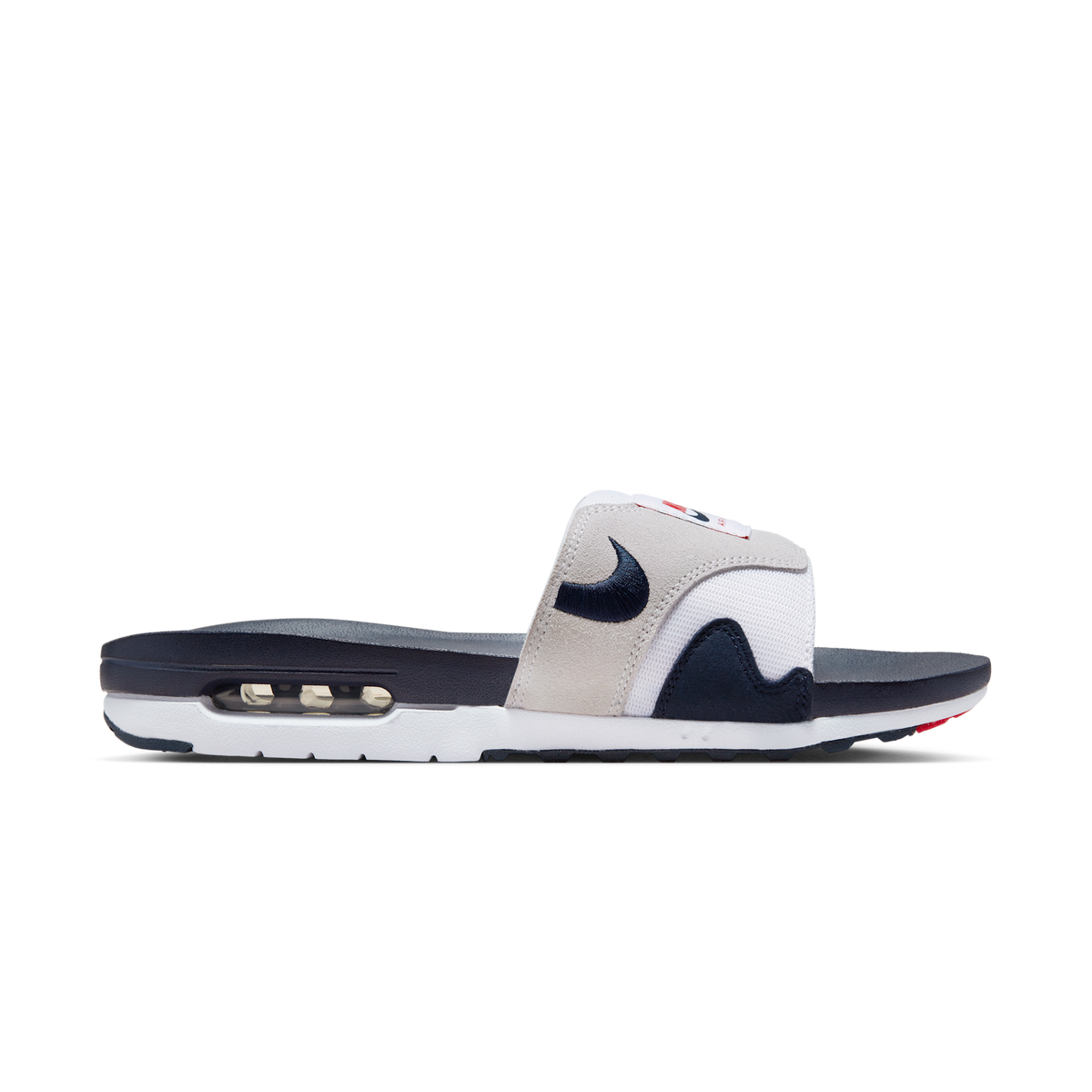 Nike Air Max 1 Slide Obsidian University Red