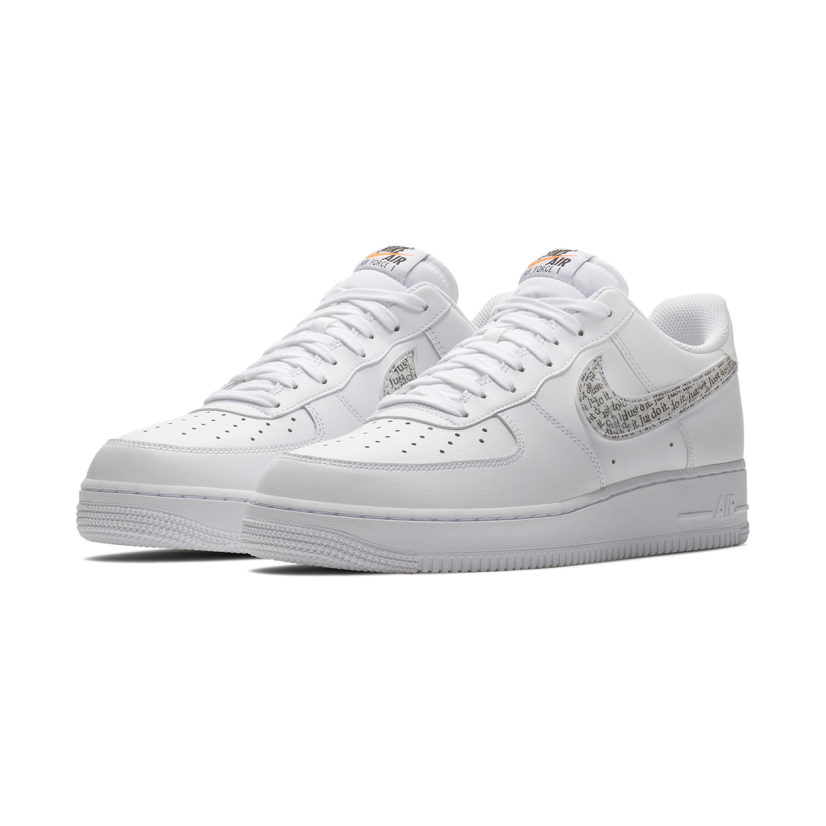 Nike Air Force 1 Low Just Do It Pack White Clear