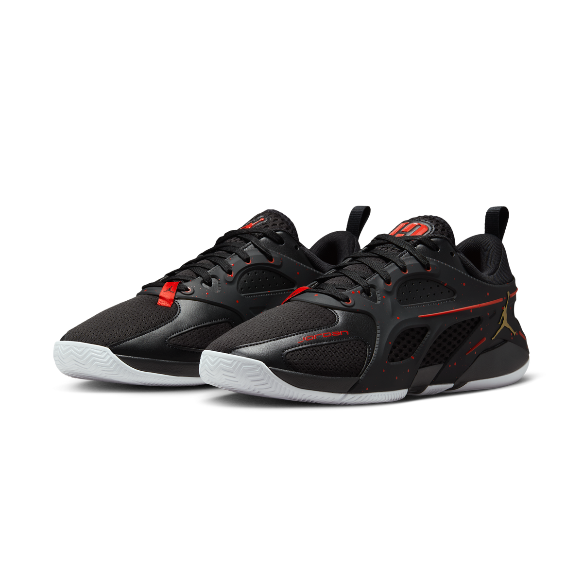 Jordan Heir Black Red Metallic Gold