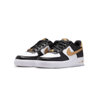 Nike Air Force 1 Low Black White Metallic Gold (GS)