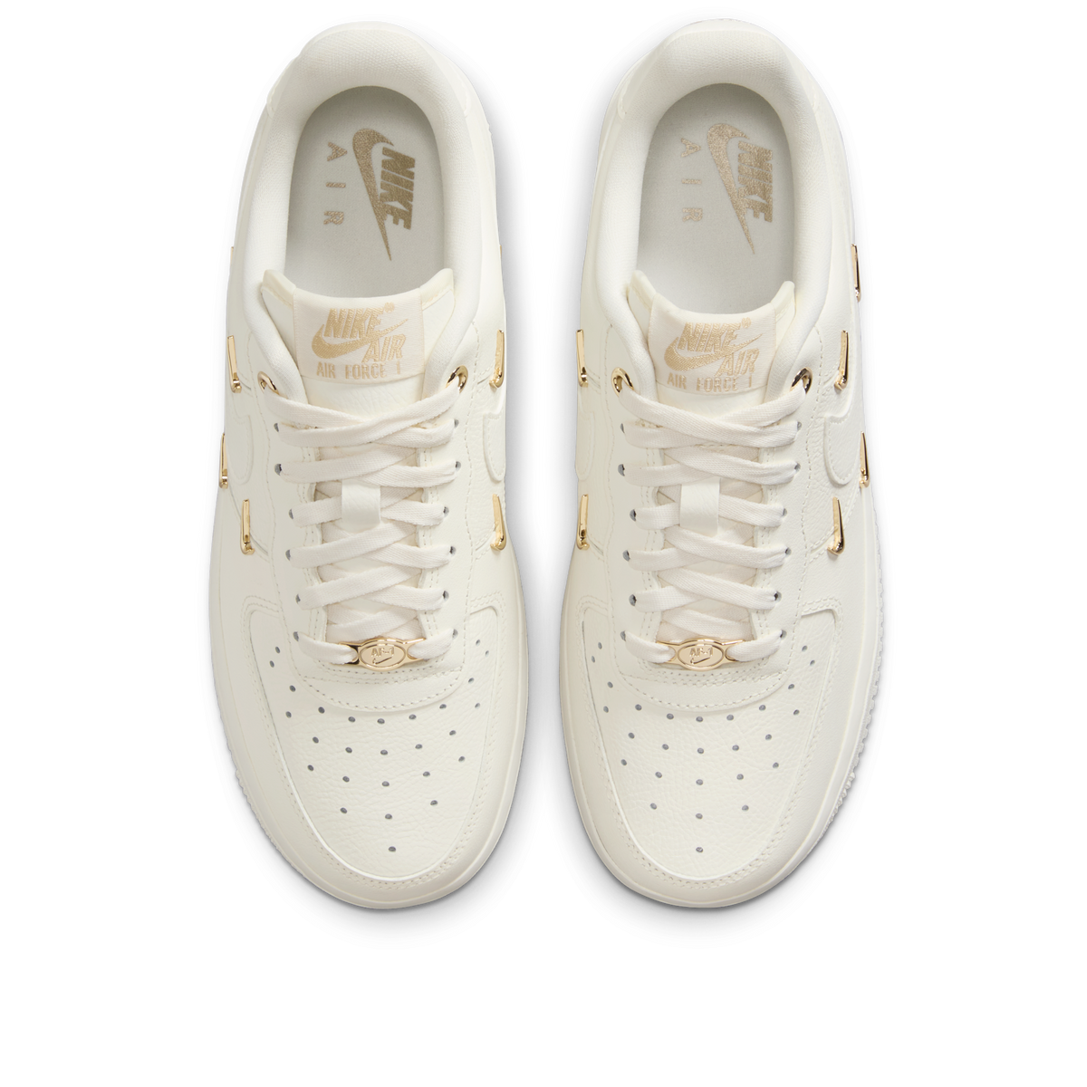 Nike Air Force 1 '07 LX CN Sail Gold Mini Swooshes (Women's)