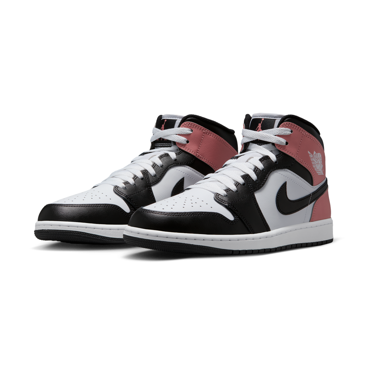 Jordan 1 Mid White Rust Pink Black