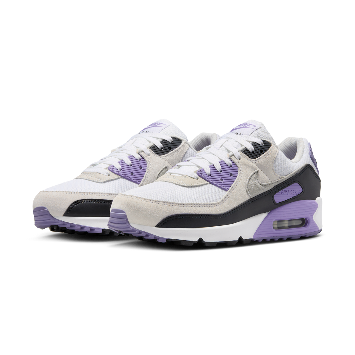 Nike Air Max 90 White Dusty Amethyst Photon Dust Light Smoke Grey