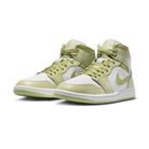 Jordan 1 Mid Olive Aura Lawn (Women's)