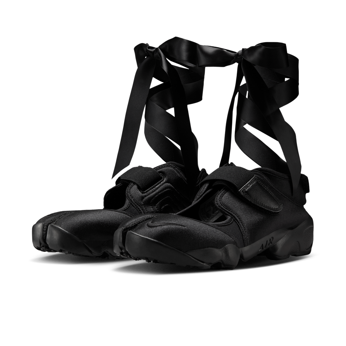 Nike Air Rift Triple Black Satin (Women's) | IH1990-010