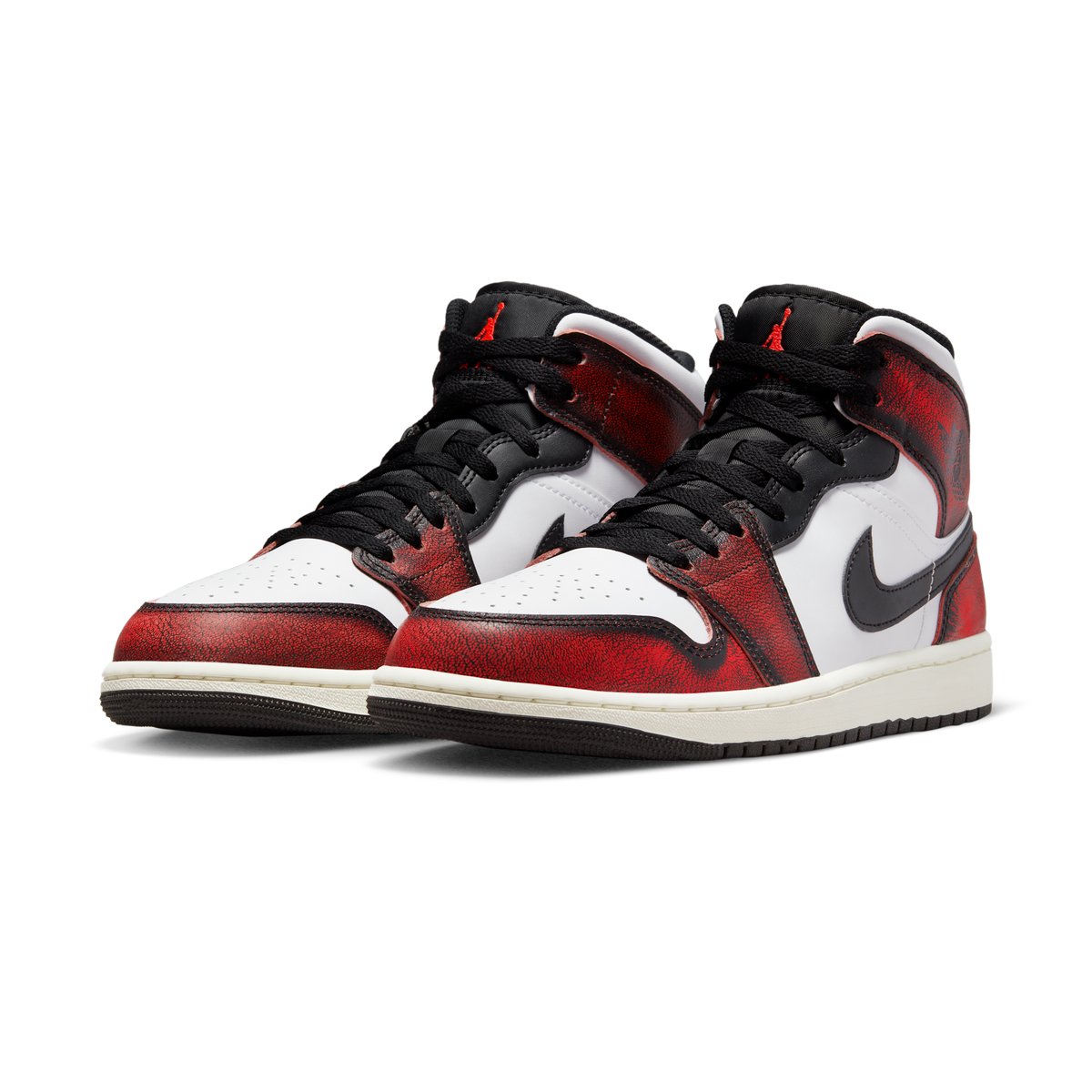 Jordan 1 Mid Wear-Away Chicago