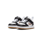 Nike Court Borough Low Black White Leopard Swoosh (TD)