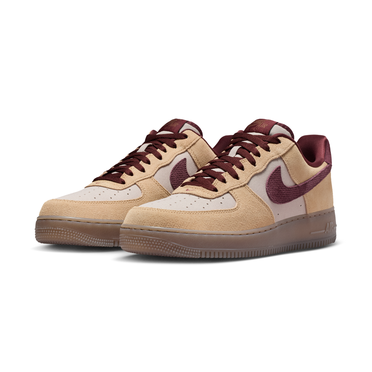 Nike Air Force 1 Low '07 Premium Linen Moon Particle Burgundy