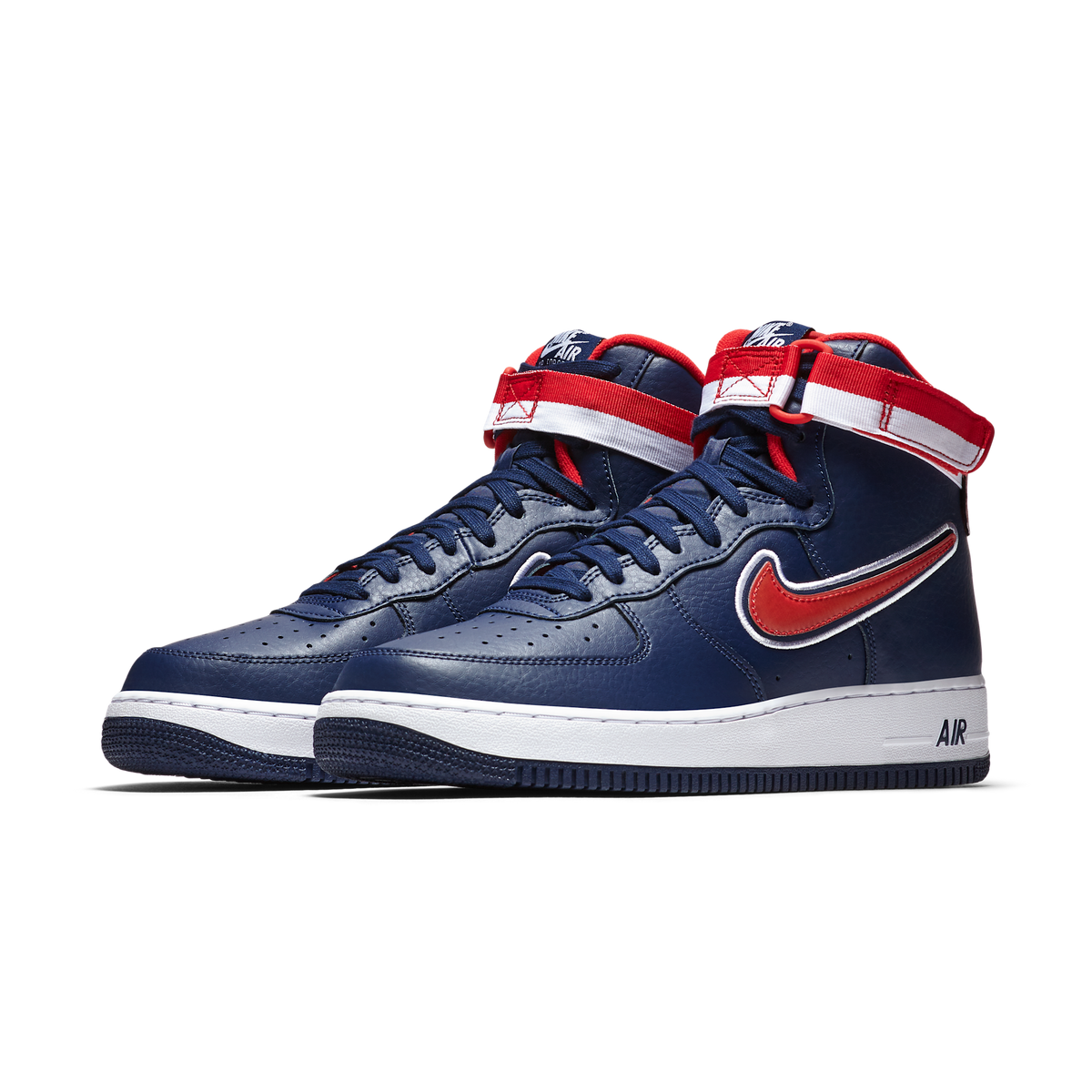 Nike Air Force 1 High Sport NBA Midnight Navy University Red