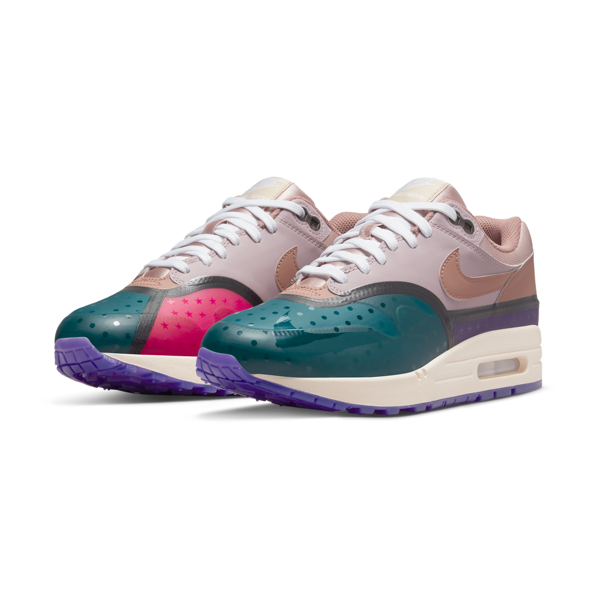 Nike Air Max 1 Premium Plum Fog Fossil Rose (Women's)