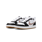 Nike Court Borough Low Black White Leopard Swoosh (GS)