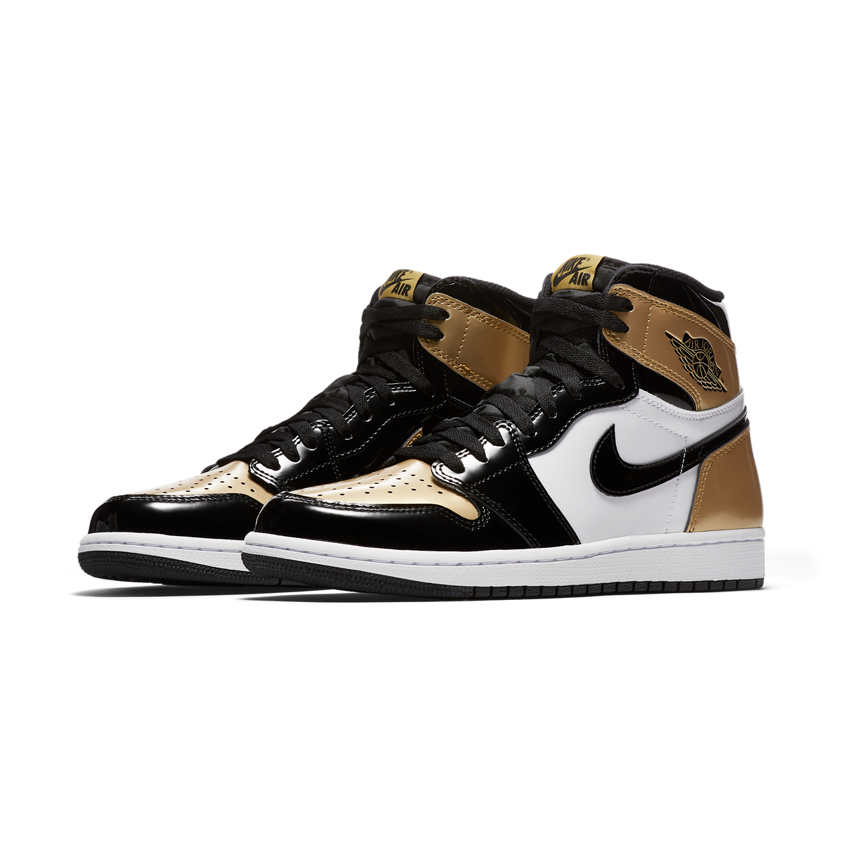 Jordan 1 Retro High NRG Patent Gold Toe
