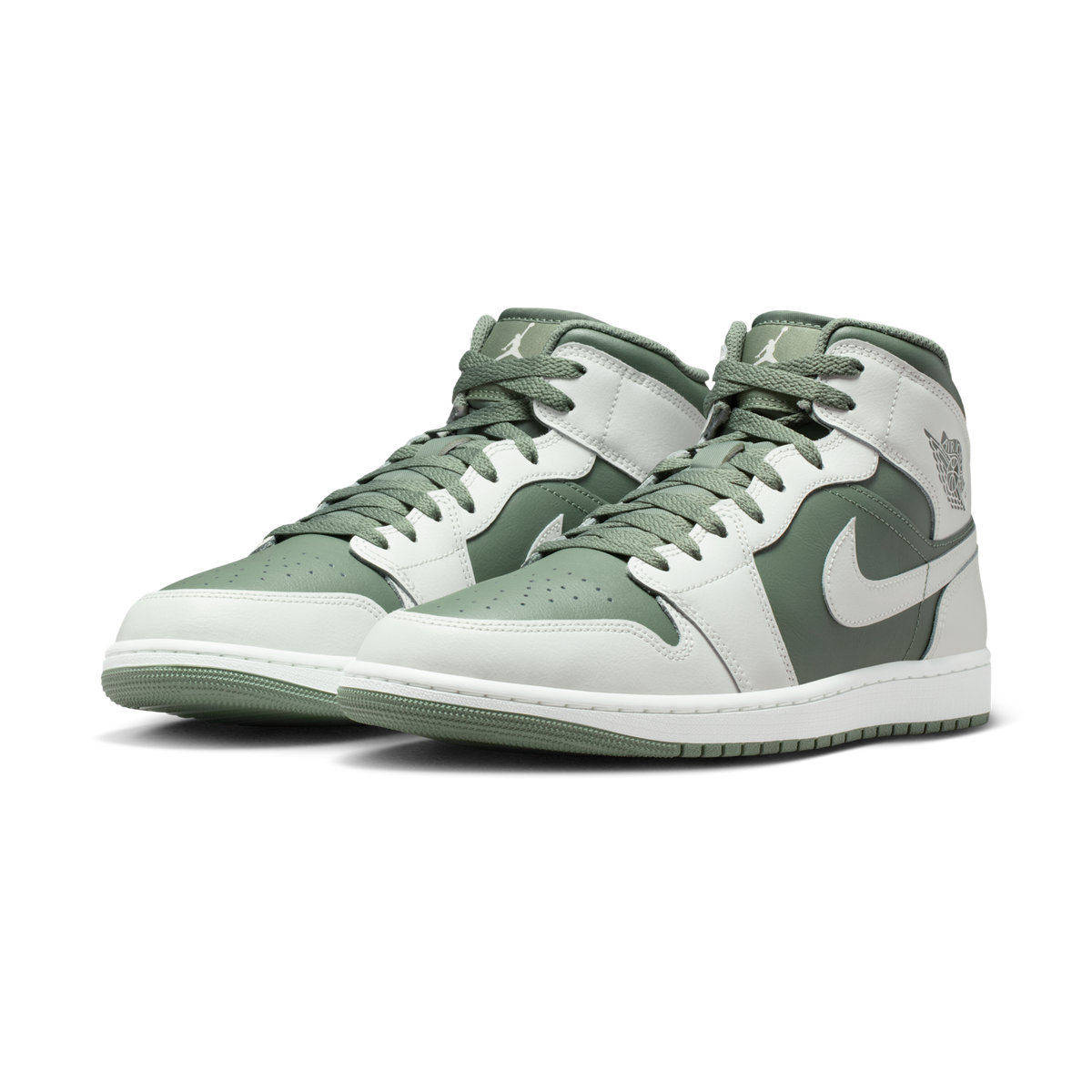 Jordan 1 Mid Summit White Vintage Lichen