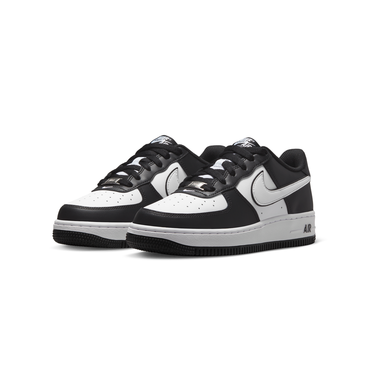 Nike Air Force 1 Low LV8 2 White Swoosh Panda (GS)