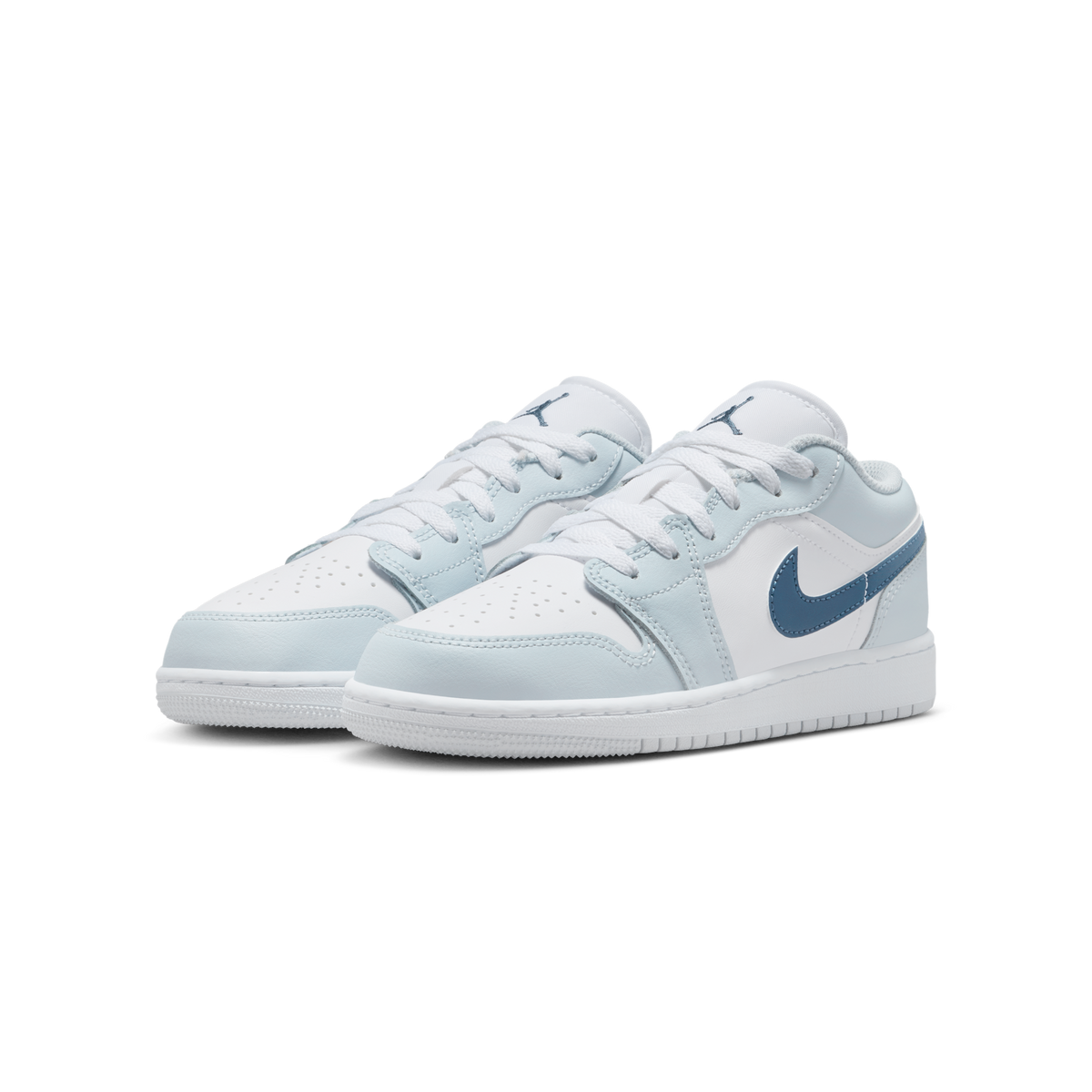 Jordan 1 Low White Aura Squadron Blue (GS)