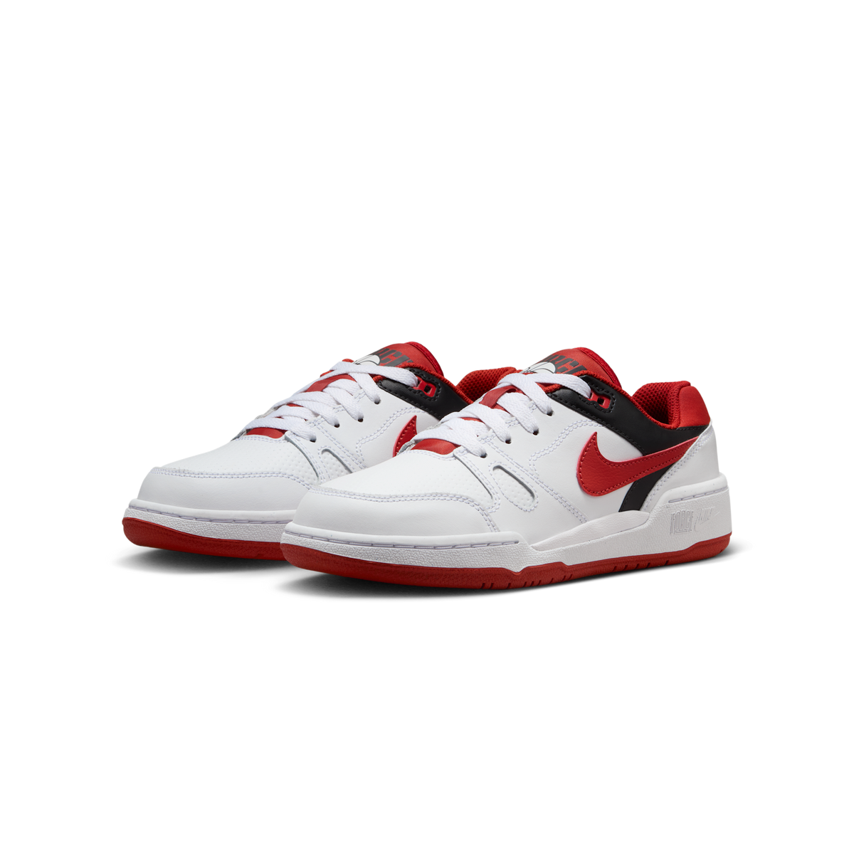 Nike Full Force Low White Black Team Orange Mystic Red (GS) | FV5929-100